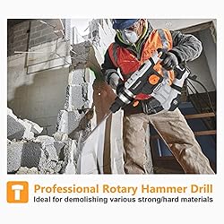[Upgraded] Towallmark 12.5 Amp Rotary Hammer