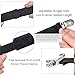 Premium Bed Sheet Fasteners, 2 Pcs Adjustable Crisscross Fitted Sheet Band Straps Grippers Suspenders Corner Holder Elastic Heavy Duty for All Bedsheets Fitted Sheets Flat Sheets Long Type (Black)