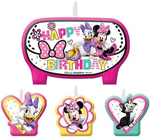Happy Helpers Minnie Mouse Mini Candle Set (4pc)