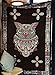 Psychedelic Owl Tapestry Black Owl Wall Decor Wall Hanging Fabric Wallpaper Home Decor,60