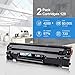 LxTek Compatible Toner Cartridge Replacement for Canon 128 CRG128 Toner Cartridgs Compatible with Canon ImageCLASS D530 D550 D550 MF4890DW MF4880DW MF4770N Faxphone L100 L190 Laser Printers (2 Black)