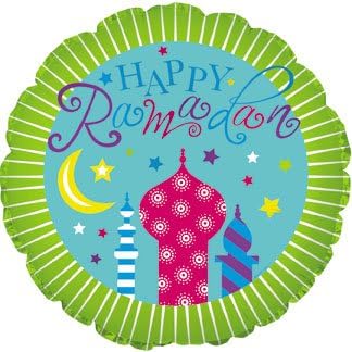 Lantern Court Happy Ramadan 18" Metallic Balloon