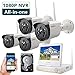 ONWOTE All-in-one 1080P HD NVR Wireless Home Security Camera System Outdoor with 10.1