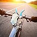 Bike Phone Holder Cellphone Mount - Motorcycle Bicyle Handlebars Adjustable Fits iPhone 6s, 6s Plus, iPhone 7, 7 Plus, Galaxy S7, S6, S5, GPS Device Holds Phones Up to 3.5