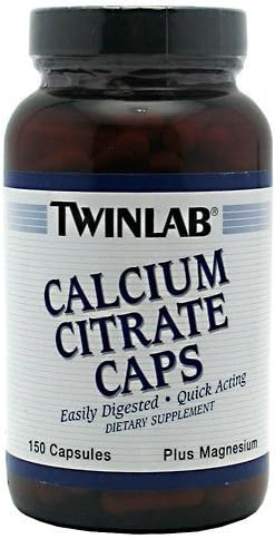 TWINLAB CALCIUM CITRATE+MAGNESIUM, 150 CAP by Twinlabs