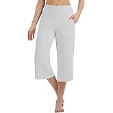 baleaf Women's High Waist Yoga Capri Pants with Pockets