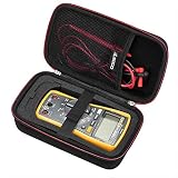 RLSOCO Carrying case for Fluke 117/115/116/114/113/177/178/179 Digital Multimeter and Fits for Fluke 101/106/107/ F15B+F17B+F18B+ and more(With DIY Foam)