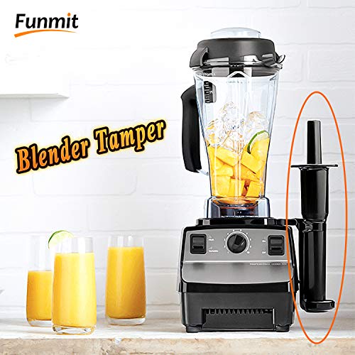 Funmit Classic Blender Tamper Tool Plastic Stick Plunger Replacement for Vitamix Mixer Blenders