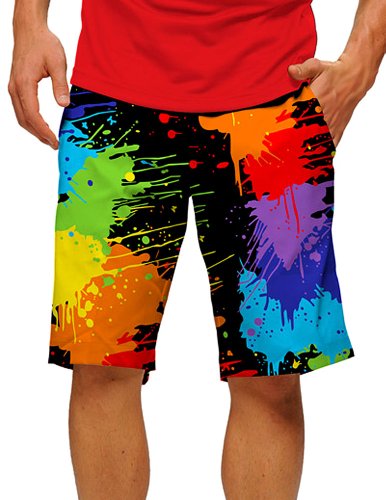 Men's Loudmouth Golf Paint Balls Shorts Size 32 Dominican