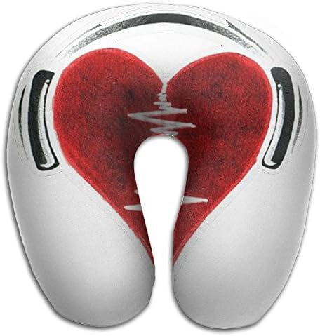 GDUTB17 U-shaped Memory Foam Heart Heatset Neck Pillow Soft Travel Pillow Airplane Car Office Pillow For Adult And Kids