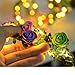 Homeleo 6-Pack Light Up Flower Crown for Christmas New Year Party, LED Rose Flower Light Up Tiara, Xmas Wreath Garland Headband, Halloween Fairy Make up Headdress