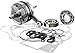 Wiseco Complete Bottom End Rebuild Kit-KX 65-00-05