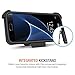 Galaxy S7 Holster Case, Trianium [Duranium Series] Heavy Duty Holster Belt Clip Kickstand case for Samsung Galaxy s7 [Silver] Protective Rugged Cover w/Built-in Screen Protector Holder Case
