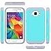 Core Prime Case, LK [Shock Absorption] Hybrid Dual Layer Armor Defender Protective Case Cover for Samsung Galaxy Core Prime (Teal)
