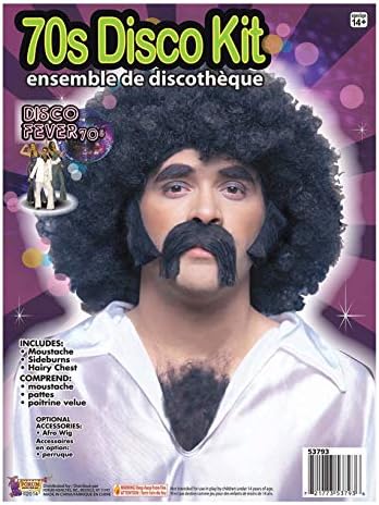 Forum Novelties 70S Disco Costume Facial And Chest Hair