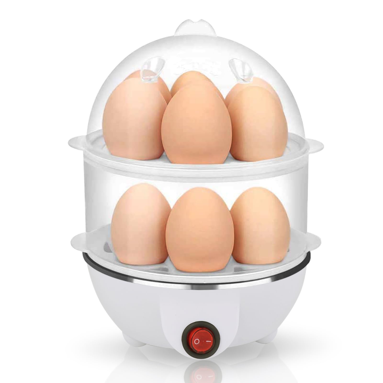Photo 1 of VIGIND Electric Egg Cooker Boiler Maker Soft, Medium or Hard Boil, 14 Egg Capacity Two Layer Egg Maker,Egg Steamer,With Automatic Shut Off,Noise Free