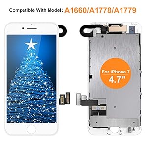 BuTure Schermo per iPhone 7 (Bianco) - immagine 3