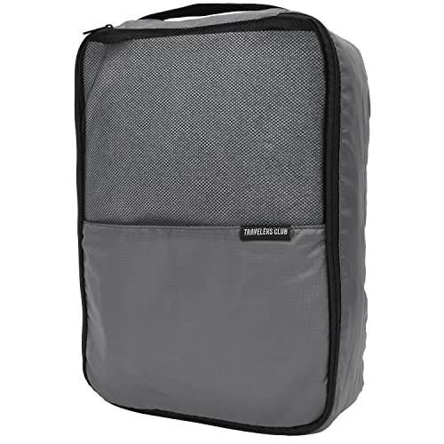 Travelers Club Riddock Luggage and Travel Accessories, Charcoal, 14-Piece Set