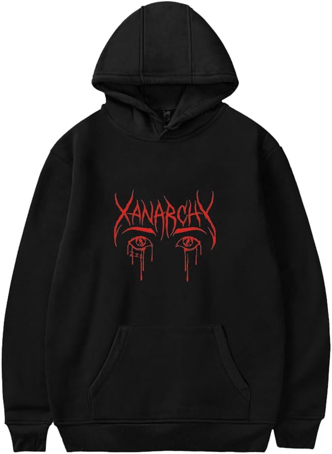 CTOOO Lil Xan Xanarchy Unisex Round Neck Hooded Sweater