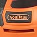 VonHaus Random Orbit Sander with 13000 RPM 6 Variable Speed and Dust Extractor System - Includes 5 Random Orbital Sander Pads