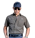 FREE SOLDIER Outdoor Men Short Sleeve Polo T-Shirt CORDURA Fabric Quick-drying Shirt