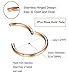 Thunaraz 316L Surgical Steel Nose Hoop Ring Septum Clicker Ring Hinged Clicker Seamless Segment Helix Daith Cartilage Lip Piercing Rose Gold