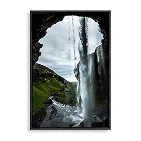 Framed Waterfall Home Artwork for Living Room Bedroom