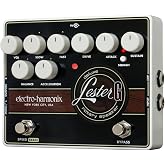 Electro-Harmonix Lester-G Deluxe Rotary Speaker Emulator Guitar Effects Pedal with Stereo Outputs, Black