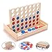 4 in a Row , Dmeixs Line Up 4 Game, 4 to Score, Intelligent line up 4 for Kids or Adults, Wooden