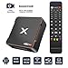 Android 8.1 TV Box, Dolamee X2 Amlogic Quad-core 4GB RAM 64GB ROM Media Player with Recording Function & SATA Jack Support 2T2R 2.4G/5G Dual Band WiFi 4Kx2K@60fps BT 4.2 USB 3.0