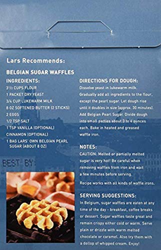Lars' Own Belgian Pearl Sugar 8 Ounces (Pack of 2) (Limited Edition)