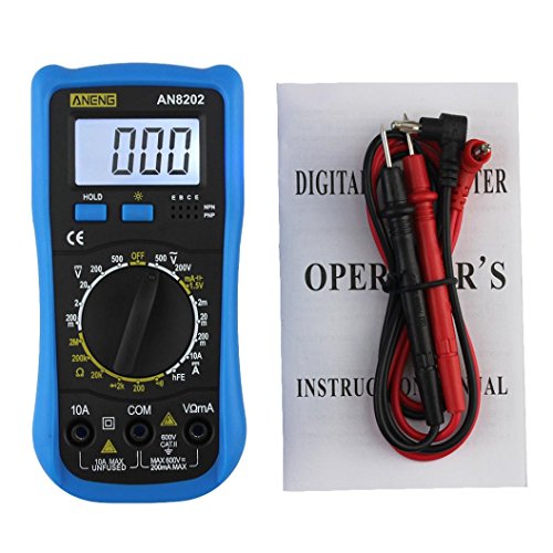 LtrottedJ ANENG AN8202 Digital Multimeter LCD Digital Multimeter DC AC Voltage