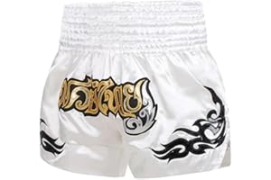 AMOR EST VITAE ESSENTIA Kickboxing Shorts Muay Thai Shorts Gym Boxing for Men and Women High Grade MMA Shorts X-Small