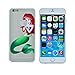 Princess Eating/ Little Mermaid Ariel Holding Logo Clear Transparent Case For Apple Iphone 6 (4.7-Inch) by Utopia