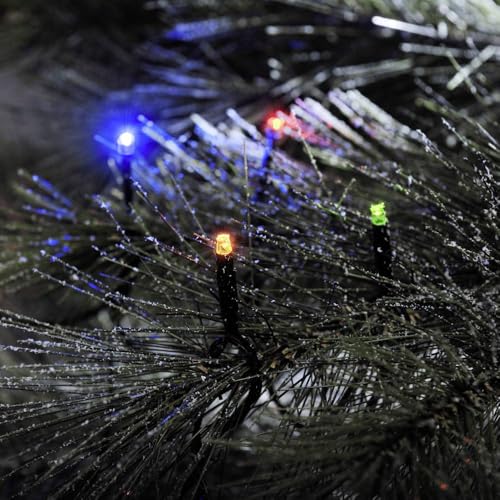 Konstsmide 3612-500 LED catena luminosa, in plastica, nero