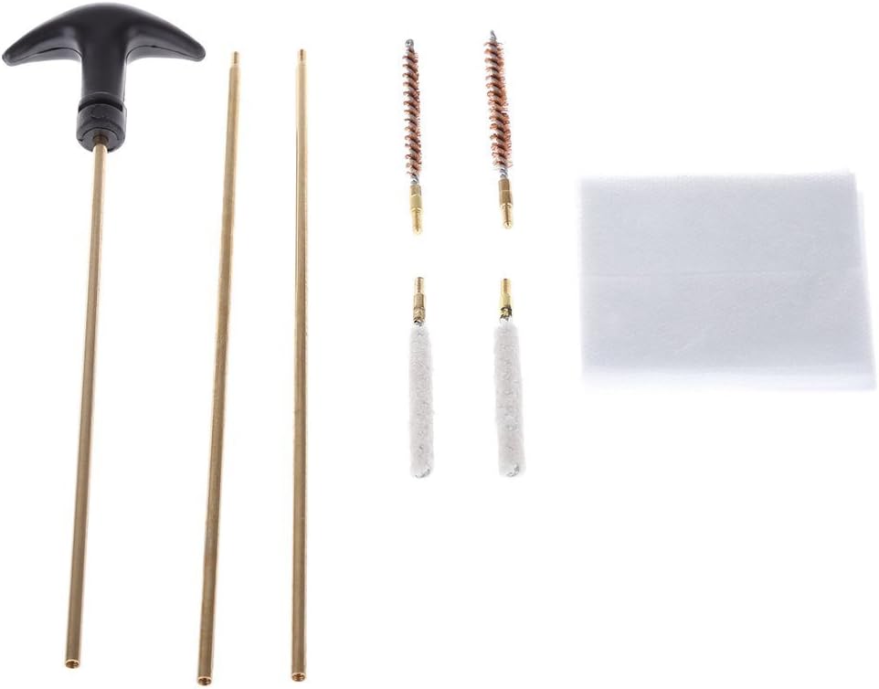 Noga Pistol Hunting Gun Cleaning Tool Kit Accessories Rifle Gun Brush Mop Storage Handle for Cal.4.5/5.5mm : Sports & Outdoors