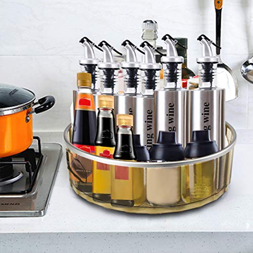 Watpot Plastic Lazy Susan Turntable Nonskid Pantry Kitchen