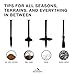 Montem Ultra Strong Collapsible Trekking Poles – Ultra Durable, Weather-Resistant, Adjustable Folding Hiking & Walking Sticks for Men, Women & Seniors (One Pair - 2 Poles)