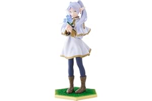 LUNK Frieren Anime Figure Statue 18cm Frieren Holding Flowers Standing Model Desktop Action Figure Collection Birthday Gifts