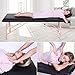 MaxKare Portable Massage Table 84'' Facial Spa Bed with Carrying Bag & Accessories, 2 Fold Extra Wide, Black.
