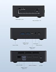 MINISFORUM UN100P Mini PC - 12th Gen Alder Lake