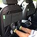 Glangels Car Seat Kick Mats: Pack of 2 Lightweight Protective Backseat Organizer&Large Mesh Storage Bag &No More Dirty Upholstery