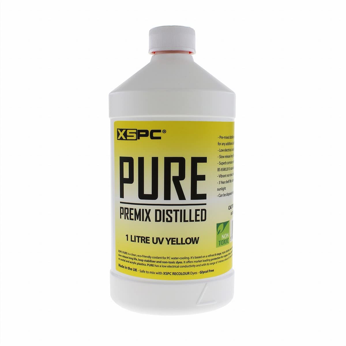 XSPC Pure Coolant, 1 Liter - gelb, UV