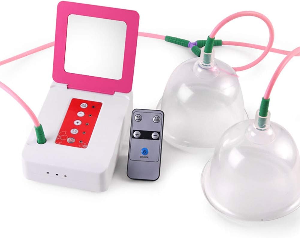XDGG Electric Chest Massage Breast Double Cup Care Augmentation Instrument Household Negative Pressure Vacuum Breast Cup Liposuction Device