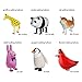 Sharlity Farm Animals Balloons - Balloons Air Walkers Giraffe, Panda，Cat，Rabbit，Penguin，Rooster, Pig，Horse，Cow，Frog，Beetle，Tortoise，For Kids Gift Birthday Party Decor