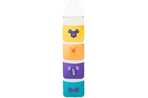 sussie daddy Cruise Fish Extender 4 Pockets Felt Material Princess Dress Theme, Door Organizer for Stateroom Gifts, Birthday,