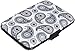 RFID Blocking Wallet Case for Women or Men, Theft Proof Credit Card Holder, Slim Design Fits in Front Pocket (Paisley Black-white)