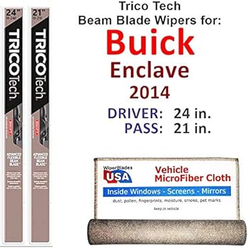Amazon Com Beam Wiper Blades For 2014 Buick Enclave