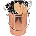 Sorbus® Utensil Holder Caddy Crock to Organize Kitchen Tools - Great For Kitchen Accessories and Multi-Purpose – 1 Gallon Capacity (Copper)