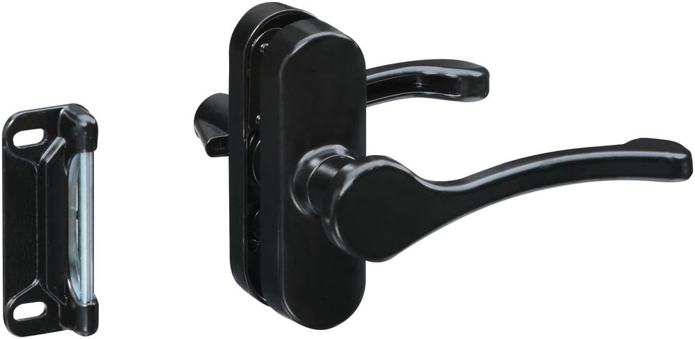 National Hardware N262-204 V1320 Lever Latches in Black, 1-3/4
